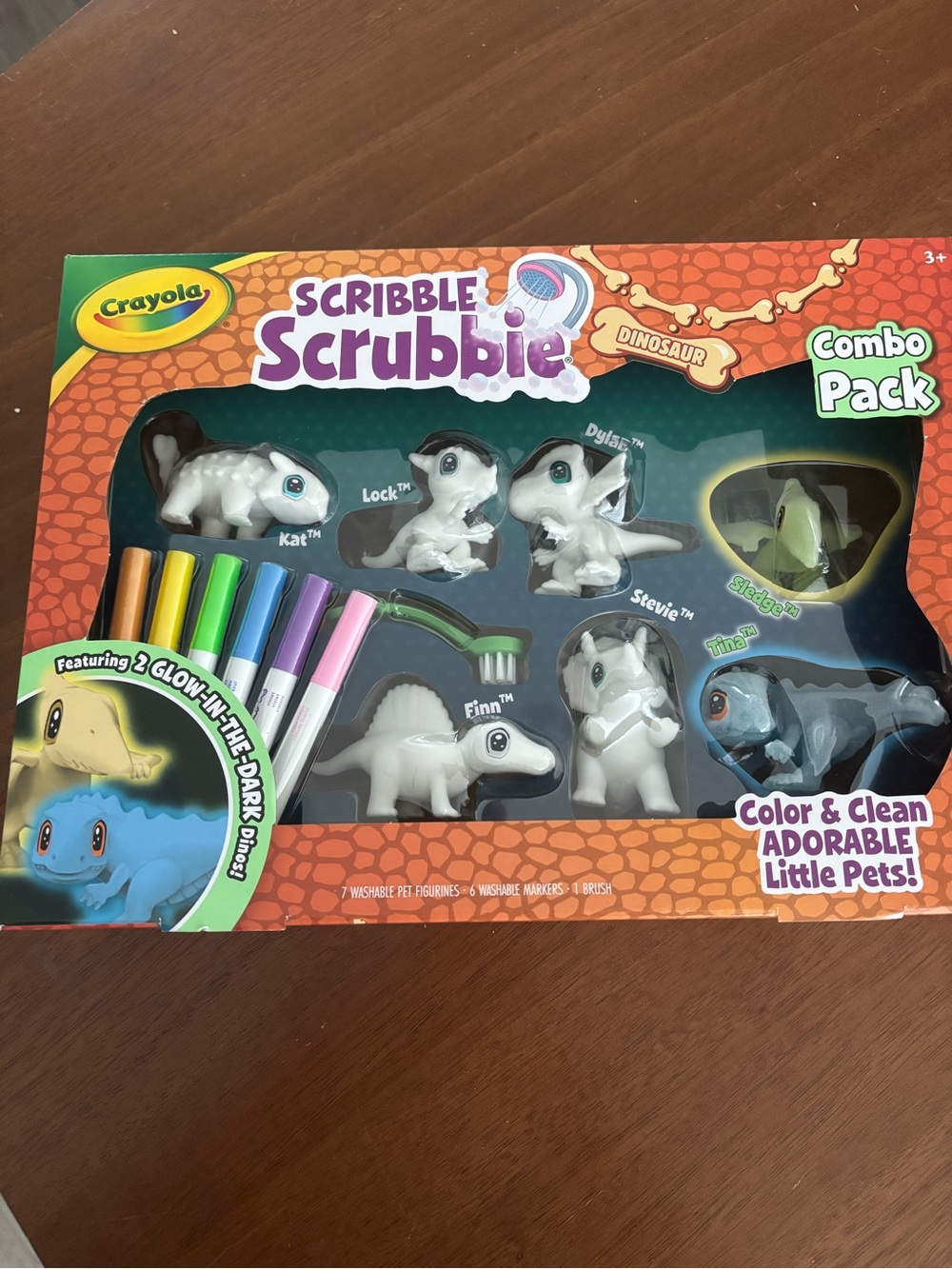 Crayola Scribble Glow-in-the-Dark Dinosaur Combo Pack - NEW Final Sale